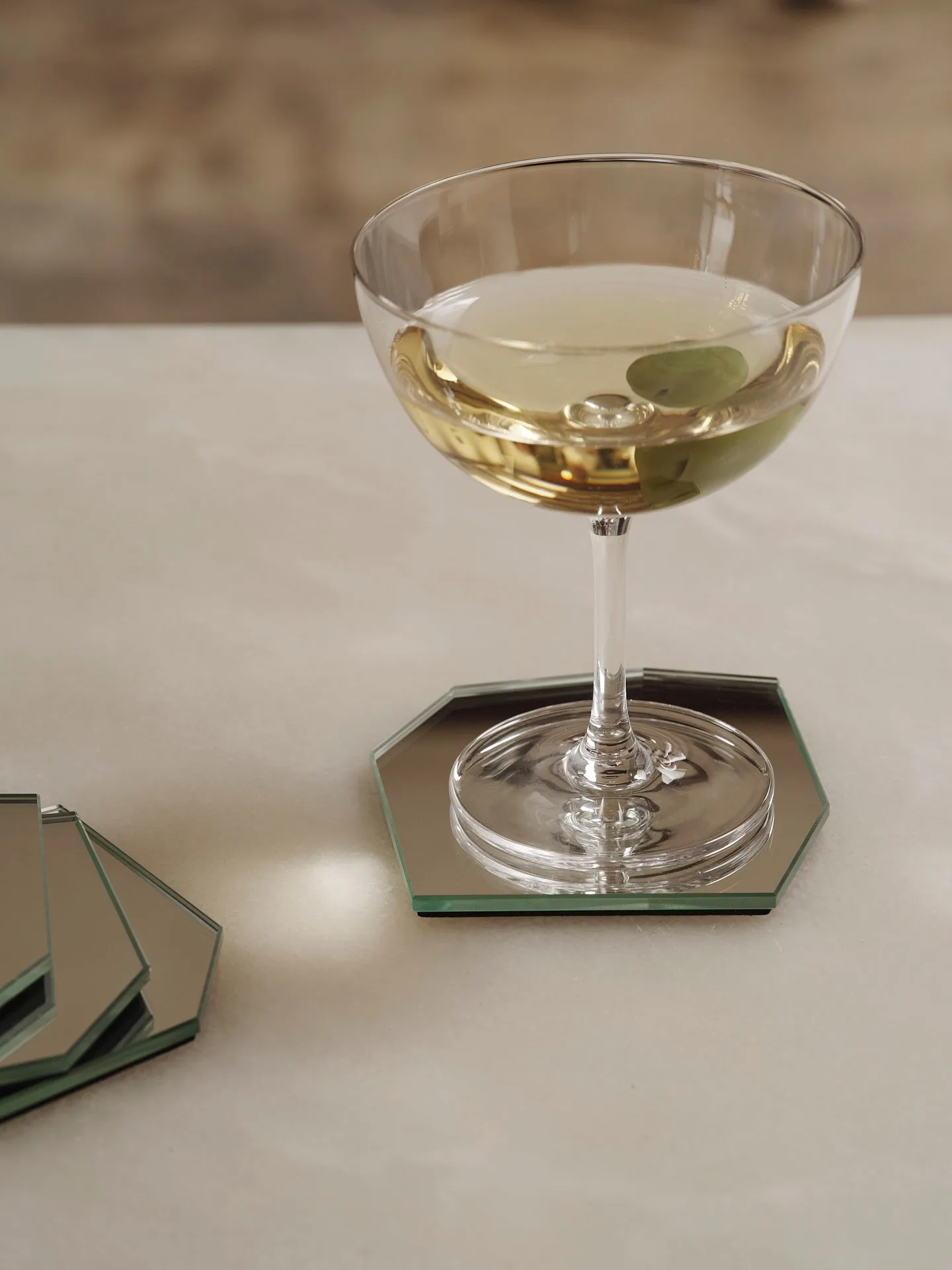 Shard σουβέρ Συσκευασία 4 τεμαχίων, Mirror Ferm Living