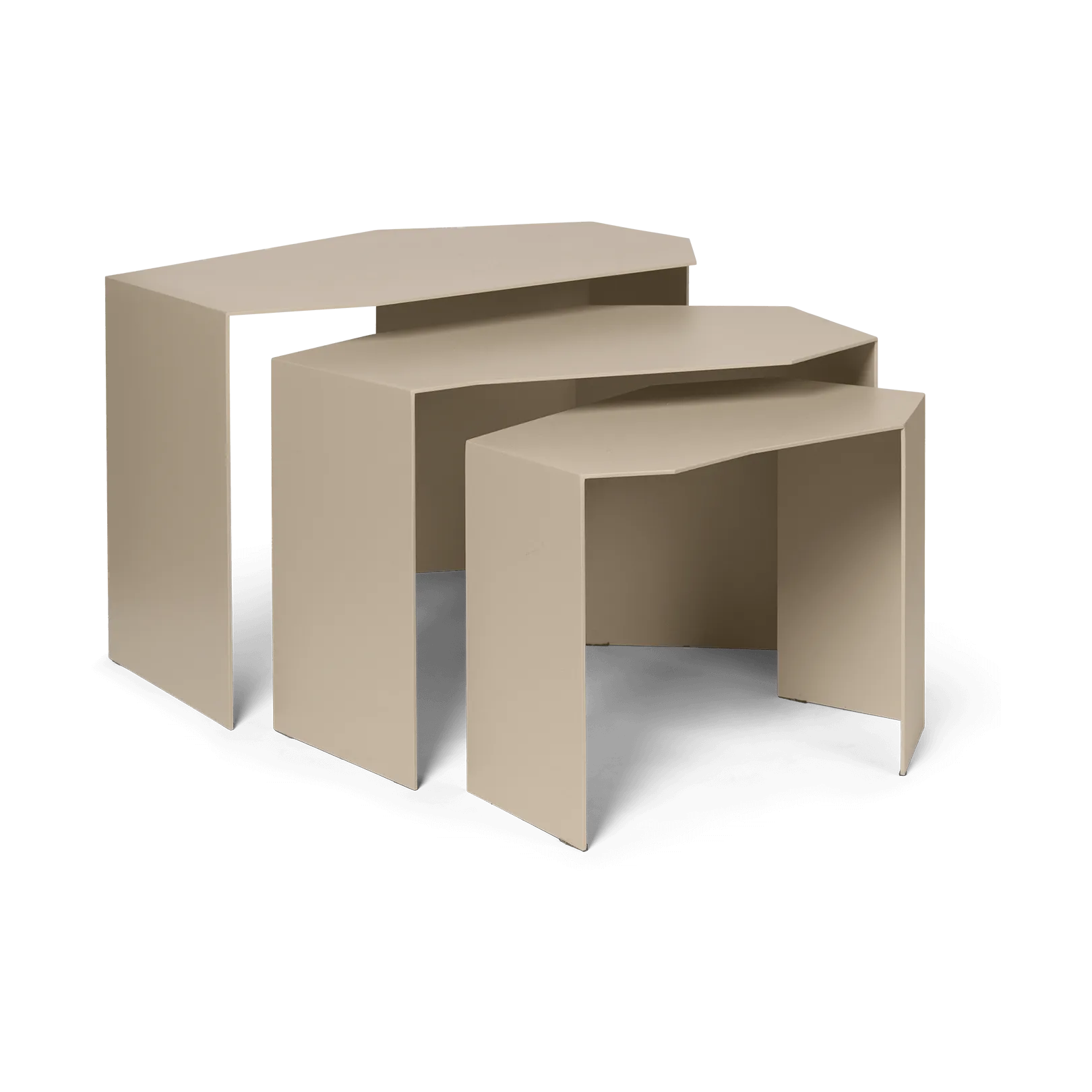 Τραπέζι Shard cluster συσκευασία 3 τεμαχίων, Cashmere Ferm Living