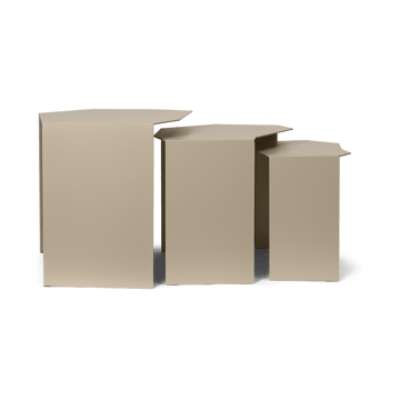 Τραπέζι Shard cluster συσκευασία 3 τεμαχίων - Cashmere - Ferm Living