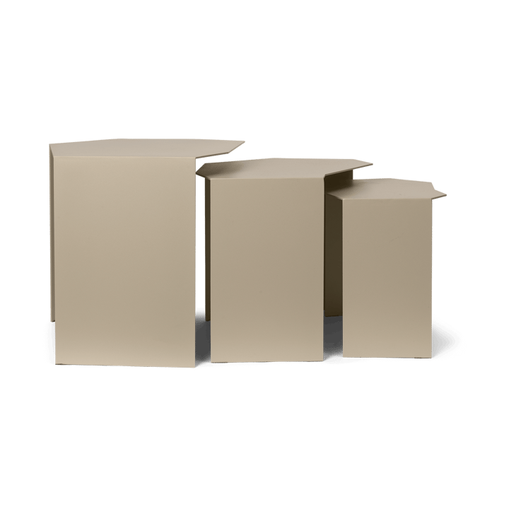 Τραπέζι Shard cluster συσκευασία 3 τεμαχίων, Cashmere Ferm Living