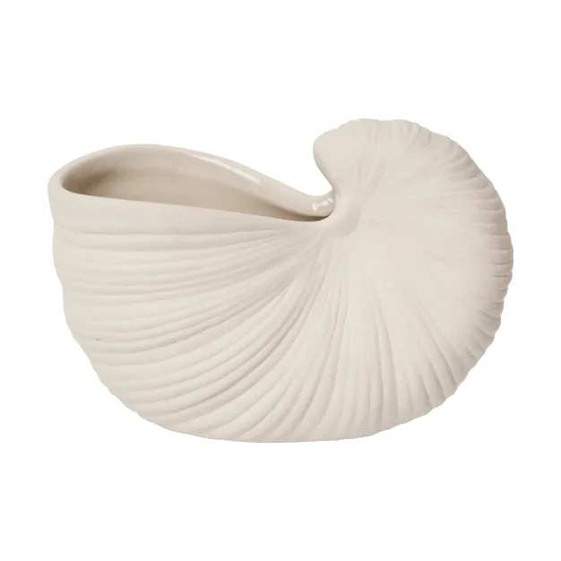 Shell pot γλάστρα - Off-white, 11x5,5x7,7 εκ. - Ferm Living