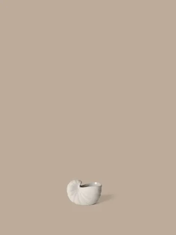 Shell pot γλάστρα - Off-white, 11x5,5x7,7 εκ. - Ferm Living