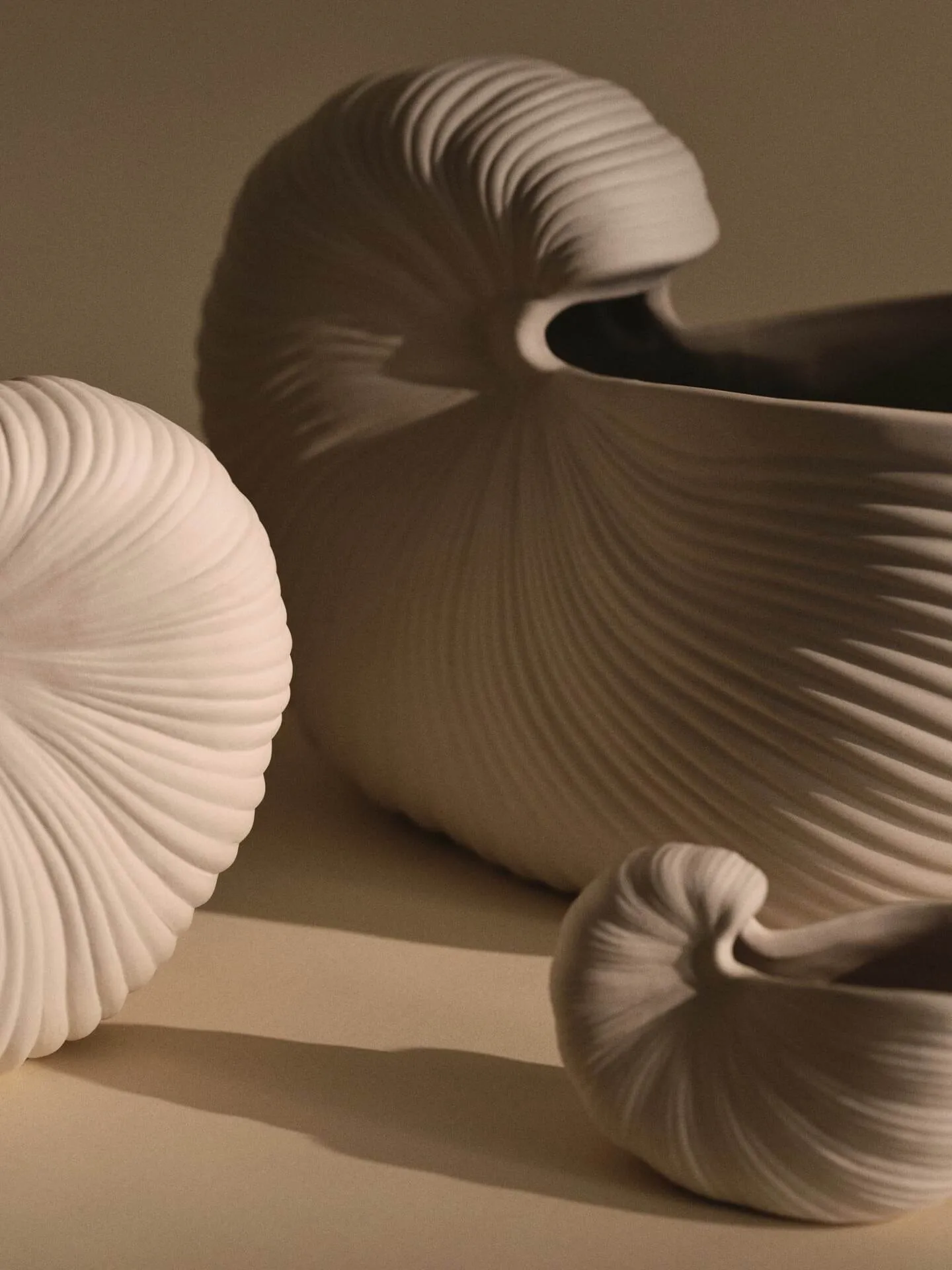 Shell pot γλάστρα, Off-white, 11x5,5x7,7 εκ. Ferm Living