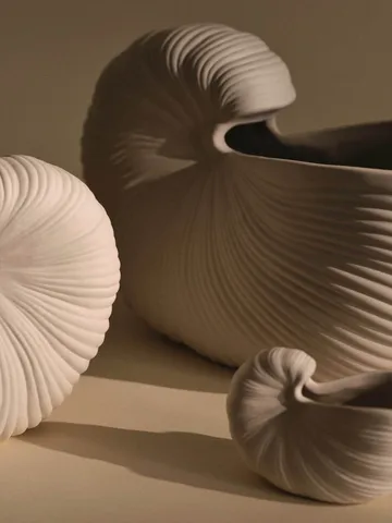 Shell pot γλάστρα - Off-white, 11x5,5x7,7 εκ. - Ferm Living