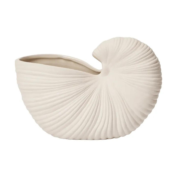Shell pot γλάστρα - Off-white, 23x11,5x16 εκ. - Ferm Living