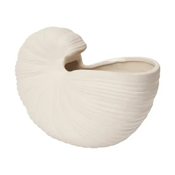 Shell pot γλάστρα - Off-white, 23x11,5x16 εκ. - Ferm Living