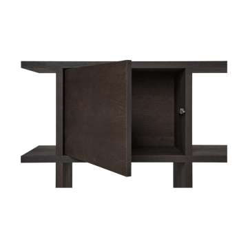 Slope παγκάκι με αποθηκευτικό χώρο 75x38x51 εκ. - Dark Stained - Ferm Living