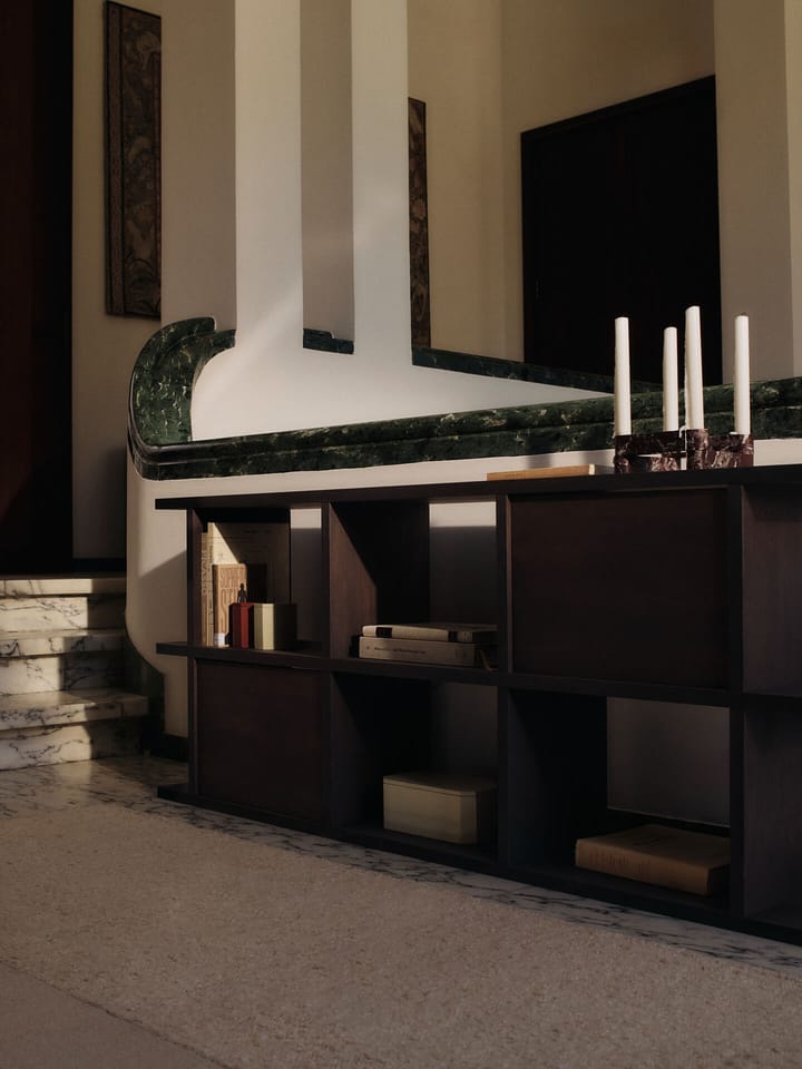 Slope παγκάκι με αποθηκευτικό χώρο 75x38x51 εκ., Dark Stained Ferm Living