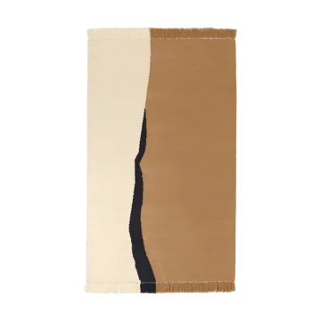 Soil Kelim χαλί - Dark sand-off white, 140x200 cm - Ferm Living