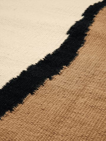 Soil Kelim χαλί - Dark sand-off white, 140x200 cm - Ferm Living