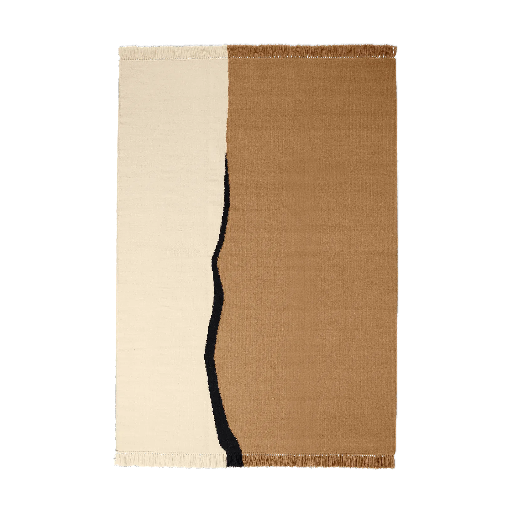 Soil Kelim χαλί, Dark sand-off white, 170x240 cm Ferm Living