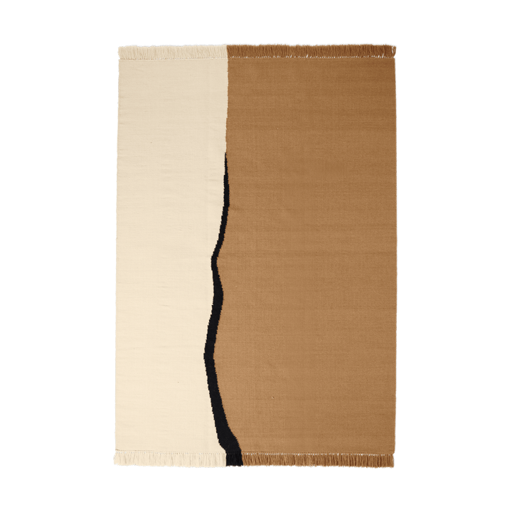 Soil Kelim χαλί - Dark sand-off white, 170x240 cm - Ferm Living