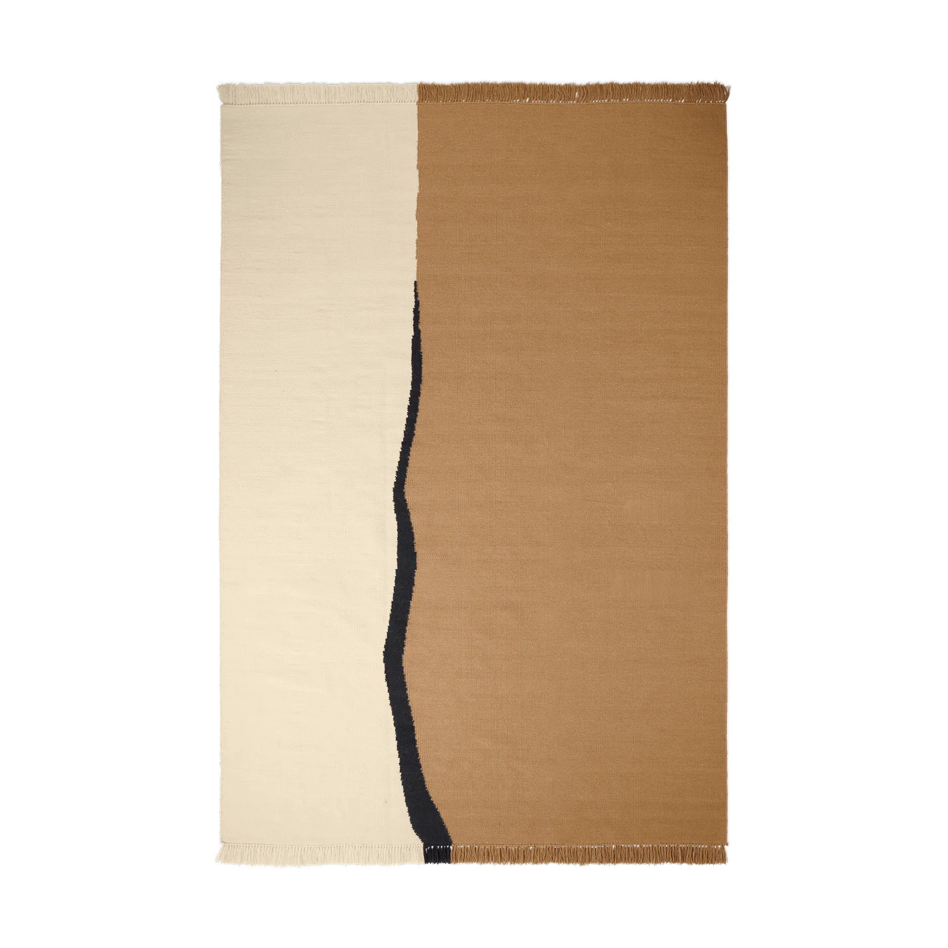 Soil Kelim χαλί, Dark sand-off white, 200x300 cm Ferm Living