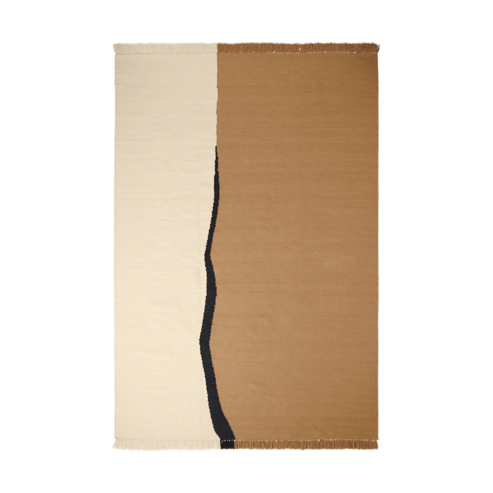 Soil Kelim χαλί - Dark sand-off white, 200x300 cm - Ferm Living