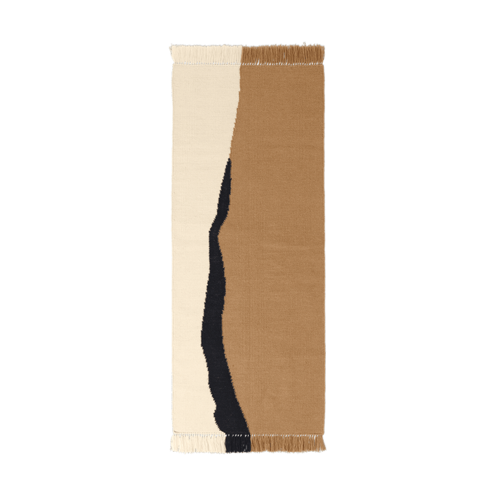 Soil Kelim χαλί διαδρόμου - Dark sand-off white, 70x180 cm - Ferm Living