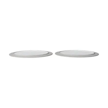 Sonae πιάτο 2-pack - Γκρι-λευκό, Ø28 εκ. - Ferm Living