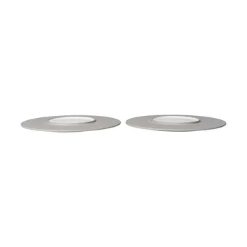 Sonae πιάτο 2-pack - Γκρι-λευκό, Ø28 εκ. - Ferm Living