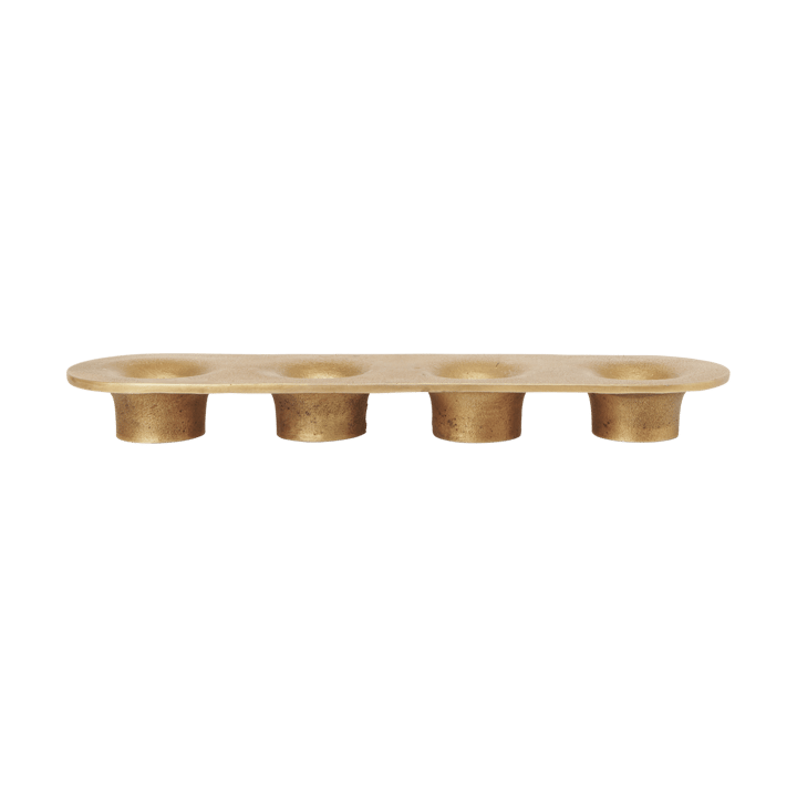 Soothe 4 κηροπήγιο 8x29 cm - Brass Finish - Ferm Living