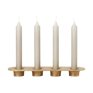 Soothe 4 κηροπήγιο 8x29 cm - Brass Finish - Ferm Living