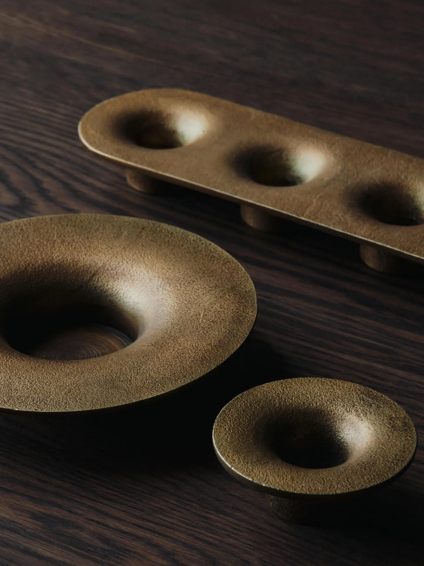 Soothe κηροπήγιο Ø8 cm, Brass Finish Ferm Living