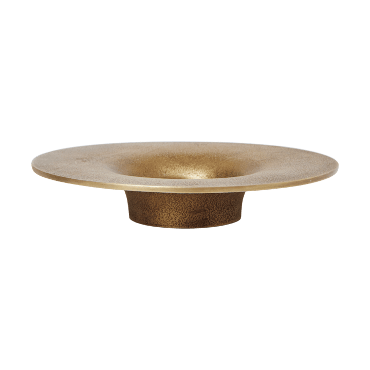 Soothe block κηροπήγιο Ø16 cm - Brass Finish - Ferm Living