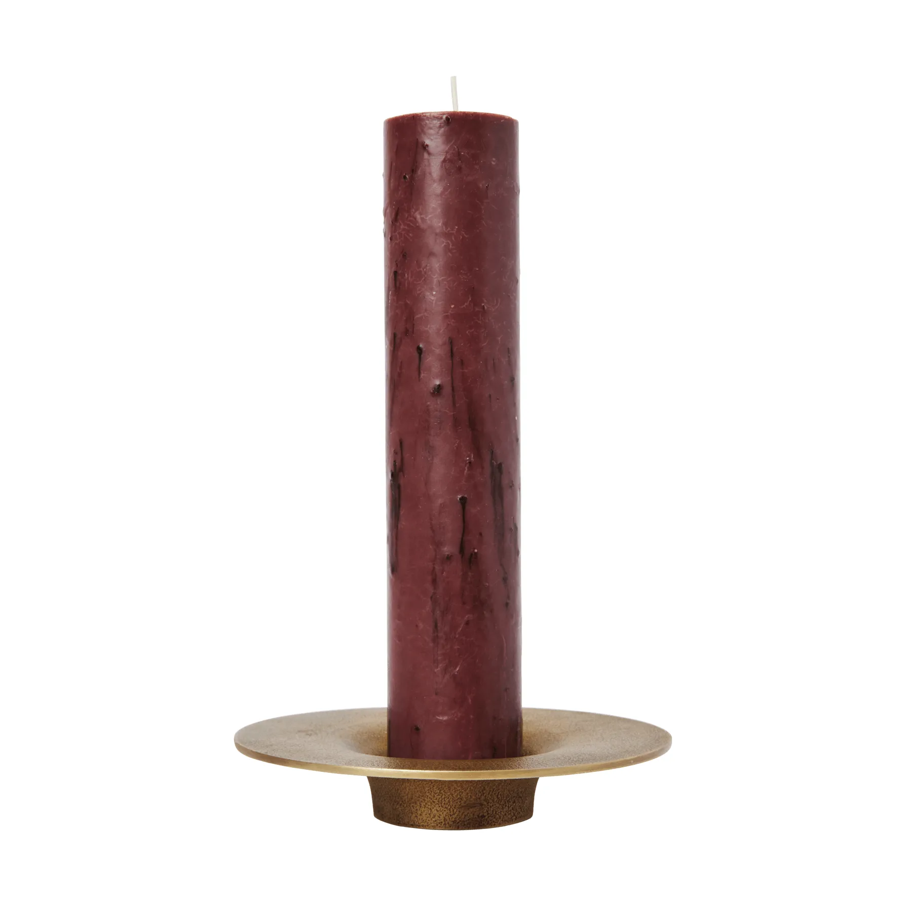 Soothe block κηροπήγιο Ø16 cm, Brass Finish Ferm Living