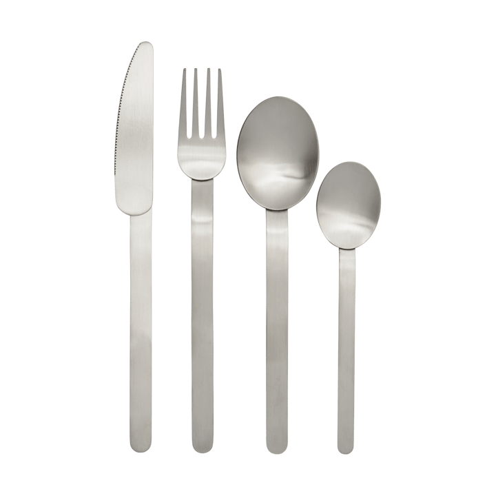 Stelo σετ μαχαιροπίρουνα 4 τεμαχίων - Brushed Stainless Steel - Ferm Living