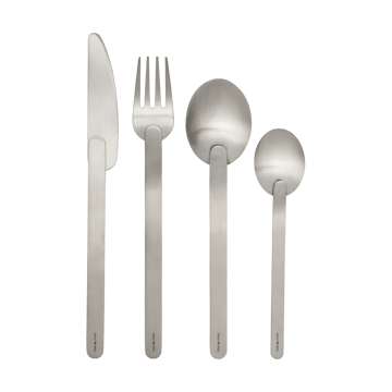 Stelo σετ μαχαιροπίρουνα 4 τεμαχίων - Brushed Stainless Steel - Ferm Living