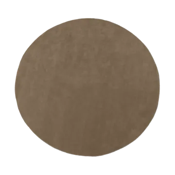 Θυσανωτό χαλί Stille στρογγυλό - Ash Brown Ø240 cm - Ferm Living