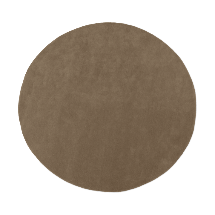 Θυσανωτό χαλί Stille στρογγυλό - Ash Brown Ø240 cm - Ferm Living