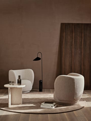 Θυσανωτό χαλί Stille στρογγυλό - Ash Brown Ø240 cm - Ferm Living