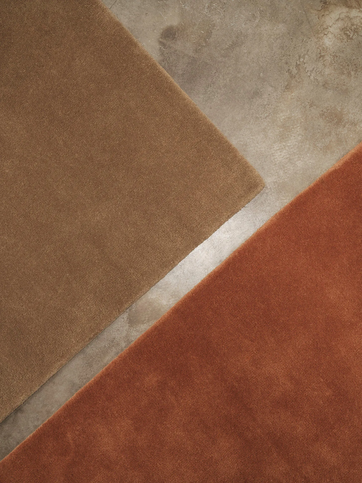 Θυσανωτό χαλί Stille, Red brown, 140x200 cm Ferm Living