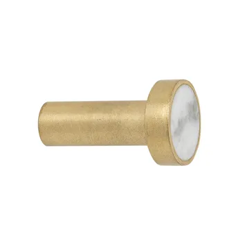 Stone μικρό άγκιστρο - λευκό μάρμαρο-ορείχαλκος - Ferm Living