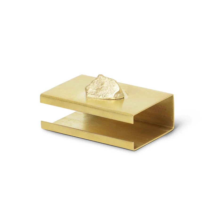 Stone θήκη αναπτήρων, Ορείχαλκος Ferm Living