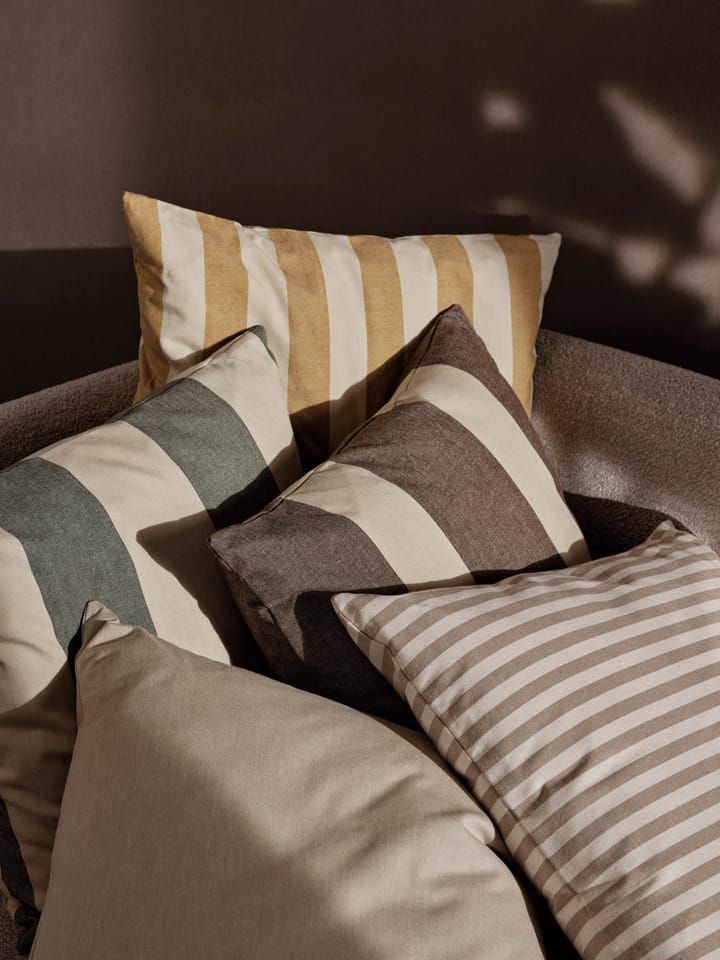 Strand outdoor κάλυμμα μαξιλαριού 50x50 cm, Carob brown-parchment Ferm Living