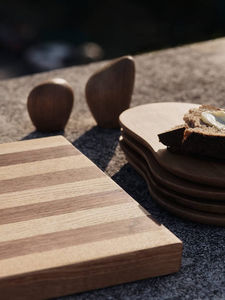 Stribe σανίδα κοπής bold 25x36 cm, Walnut-oak Ferm Living