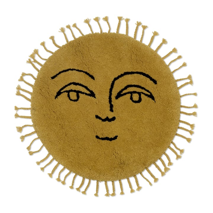 Sun χαλί Ø70 cm - Κίτρινο - Ferm Living