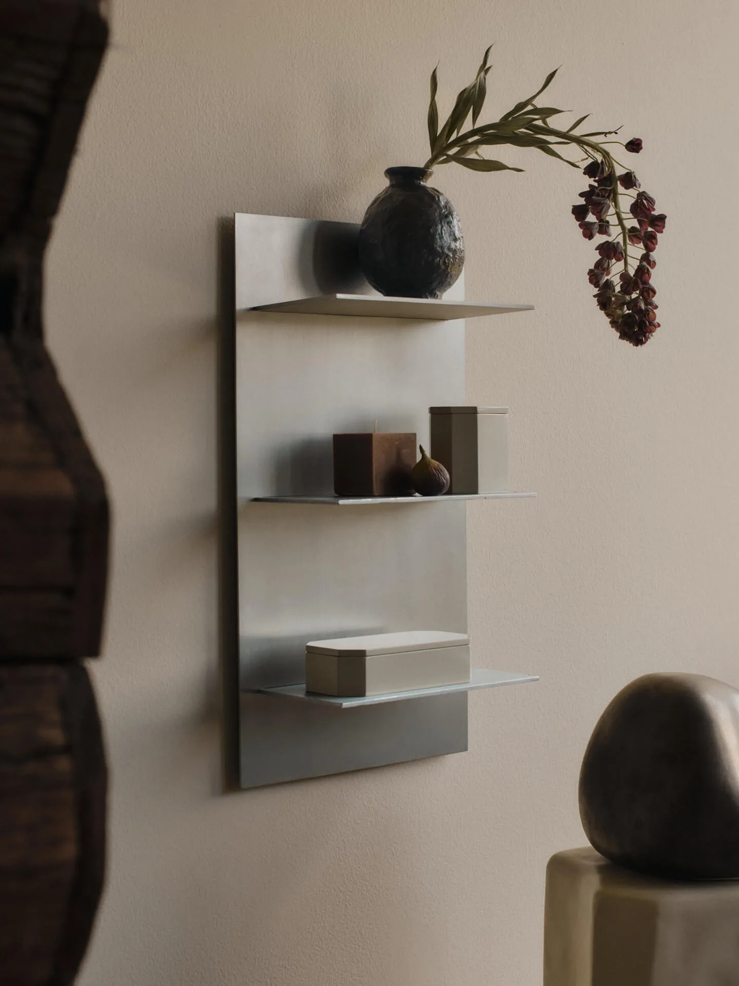 Swif bird κεντητή μαξιλαροθήκη 40x60 εκ., Aluminium Ferm Living
