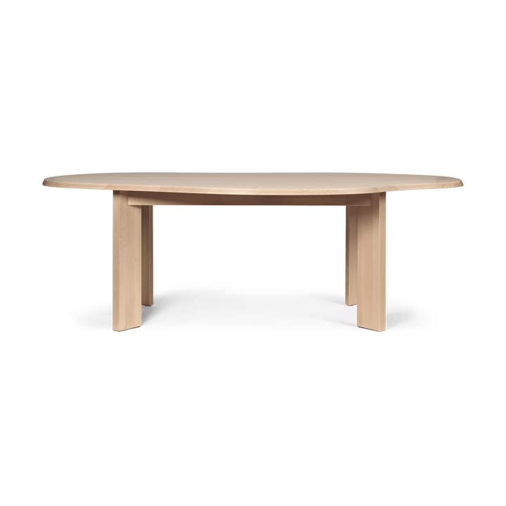 Στρογγυλό τραπέζι Tarn 118,5x220 cm - White Oiled Beech - Ferm Living