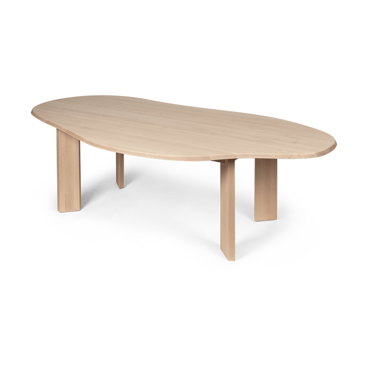 Στρογγυλό τραπέζι Tarn 118,5x220 cm, White Oiled Beech Ferm Living
