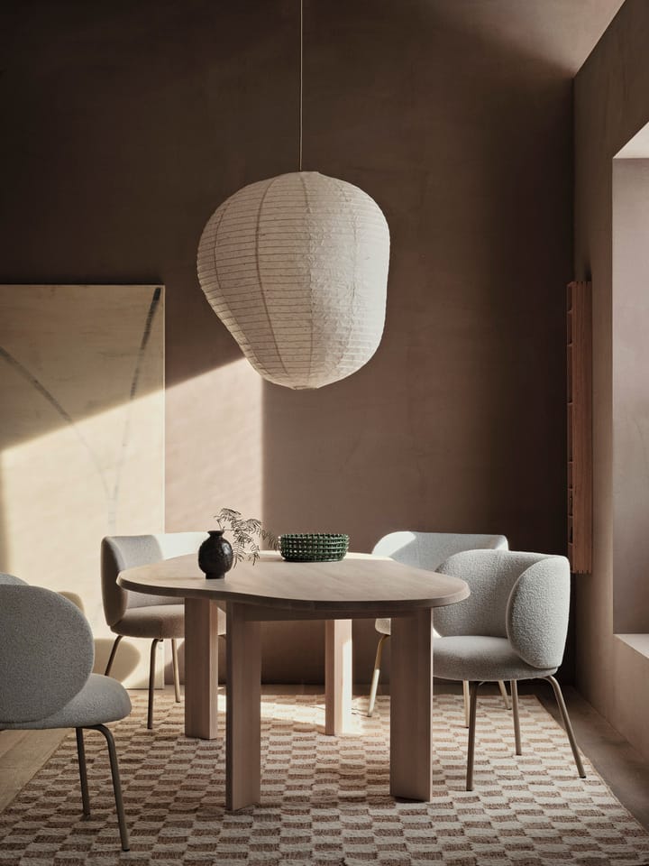 Στρογγυλό τραπέζι Tarn 118,5x220 cm, White Oiled Beech Ferm Living