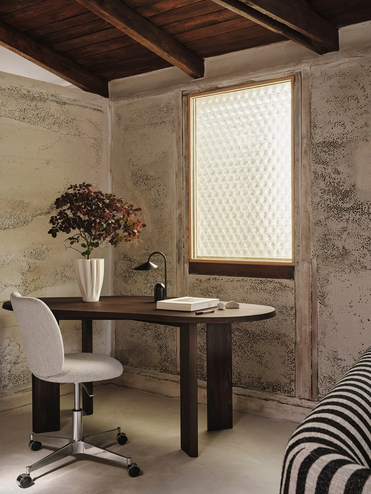 Tarn γραφείο 90x170 cm, Dark stained beech Ferm Living