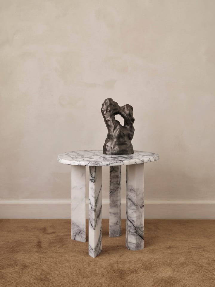 Taula βοηθητικό τραπεζάκι Ø54,4x45 cm, White-charcoal Ferm Living