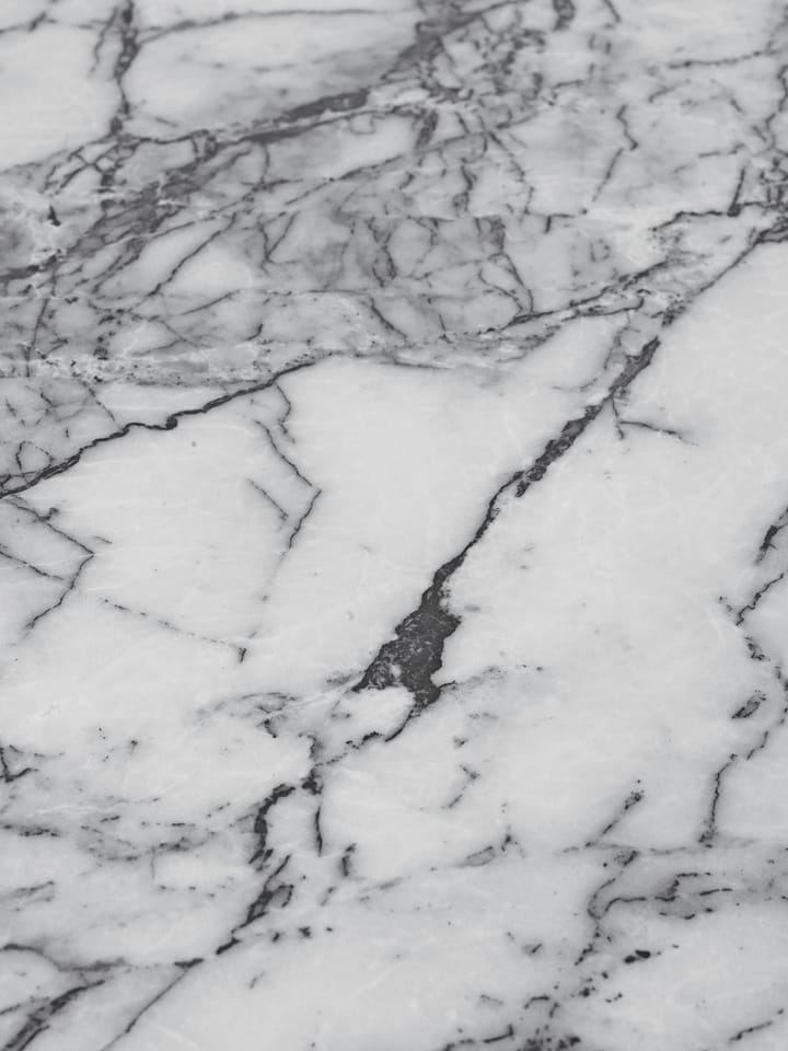 Taula τραπεζάκι σαλονιού Ø67x35 cm, White-charcoal Ferm Living