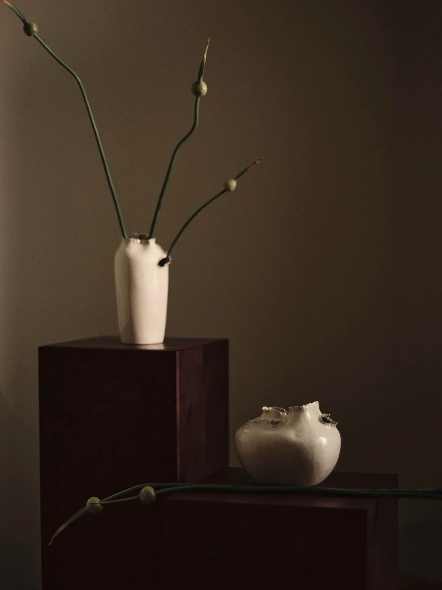 Tereo βάζο, Off-white speckle, 18 εκ. Ferm Living