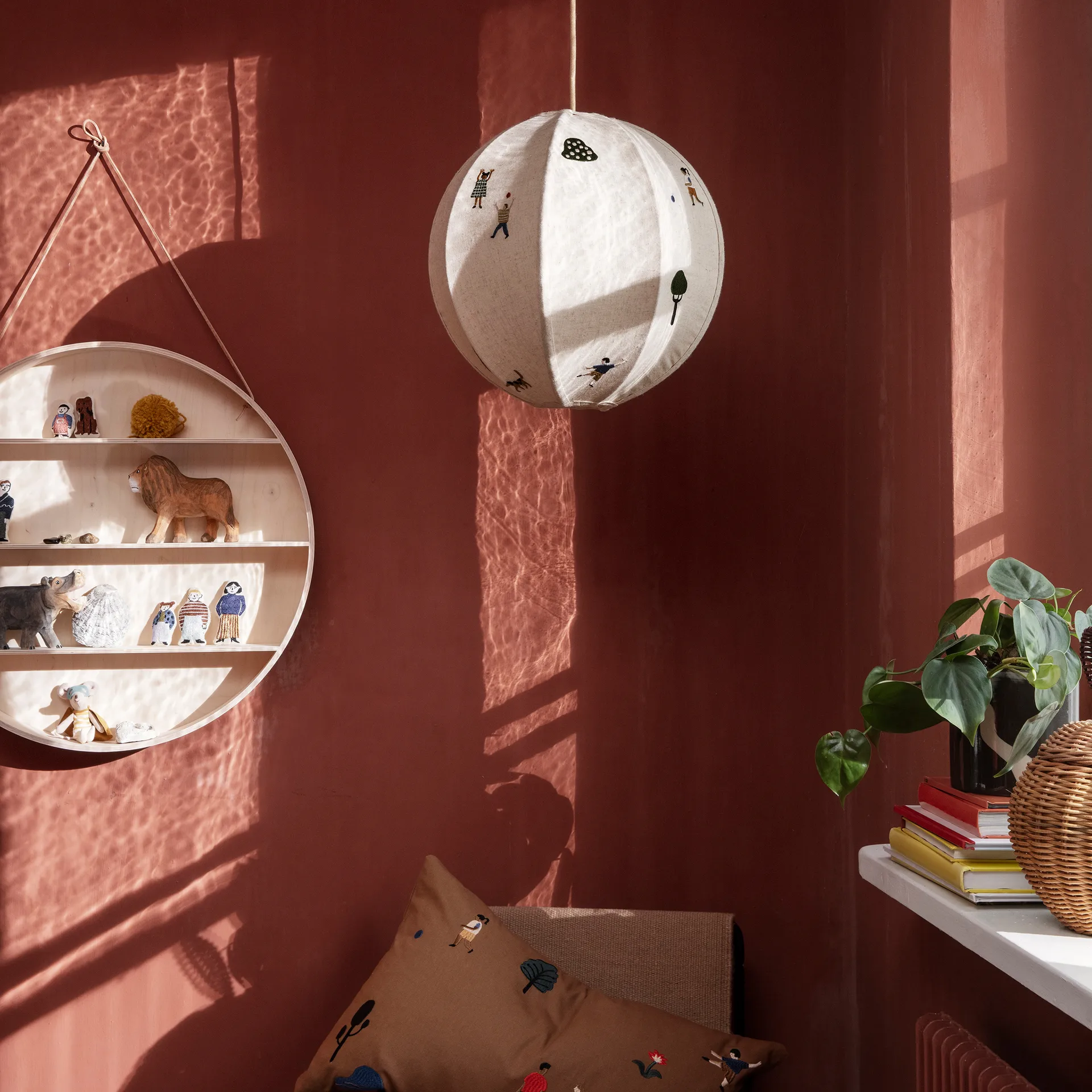 The Park αμπαζούρ Ø35 cm, Πολύχρωμο Ferm Living