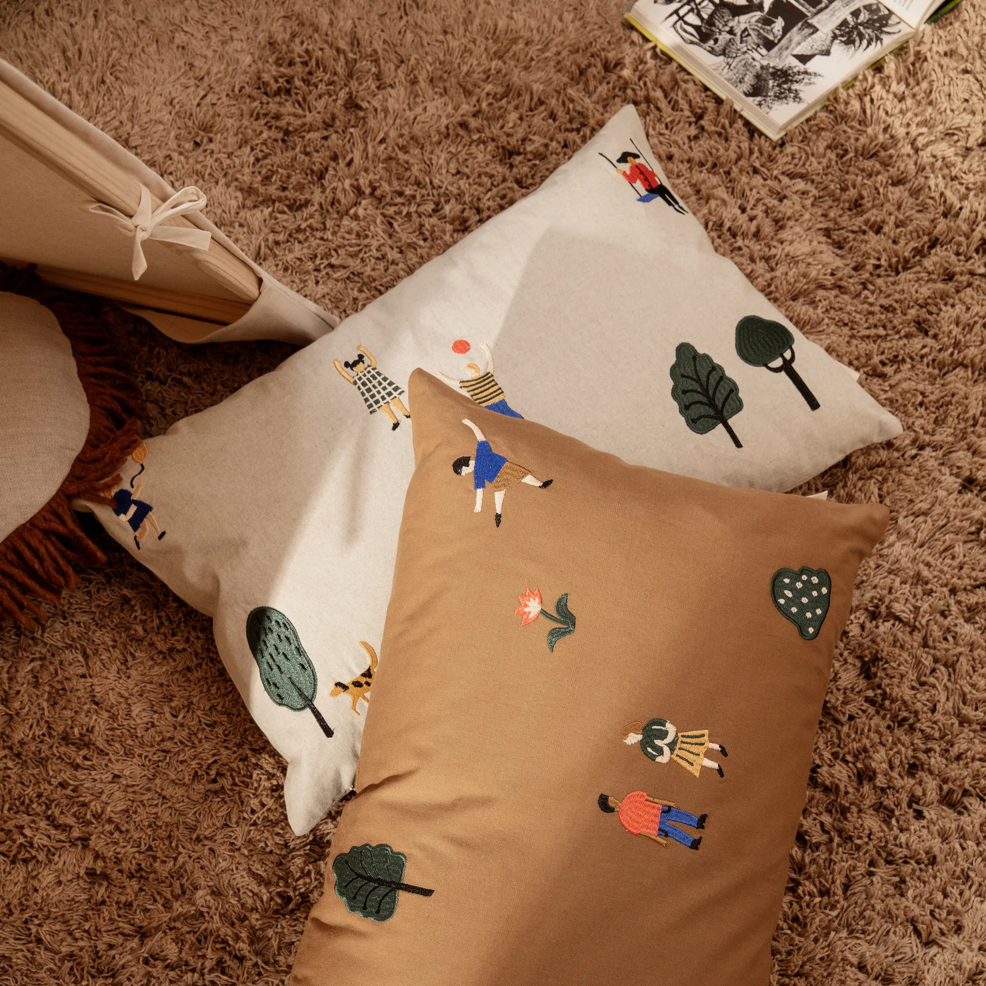 The Park μαξιλάρι 40x60 cm, φυσικό Ferm Living