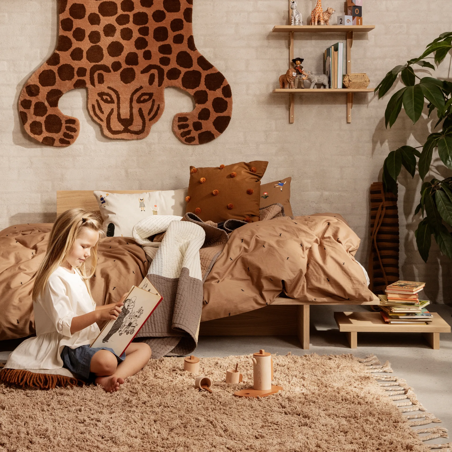 The Park μαξιλάρι 40x60 cm, φυσικό Ferm Living