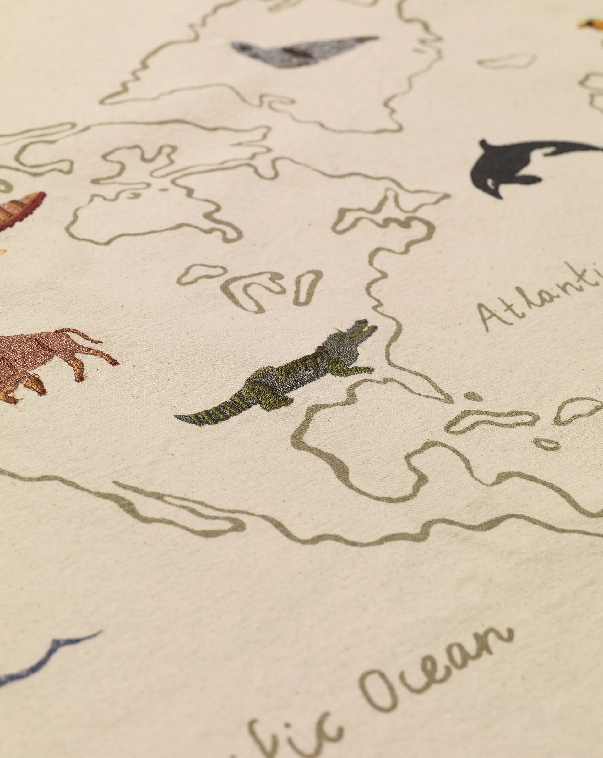 The world δείγμα υφάσματος, Offwhite Ferm Living