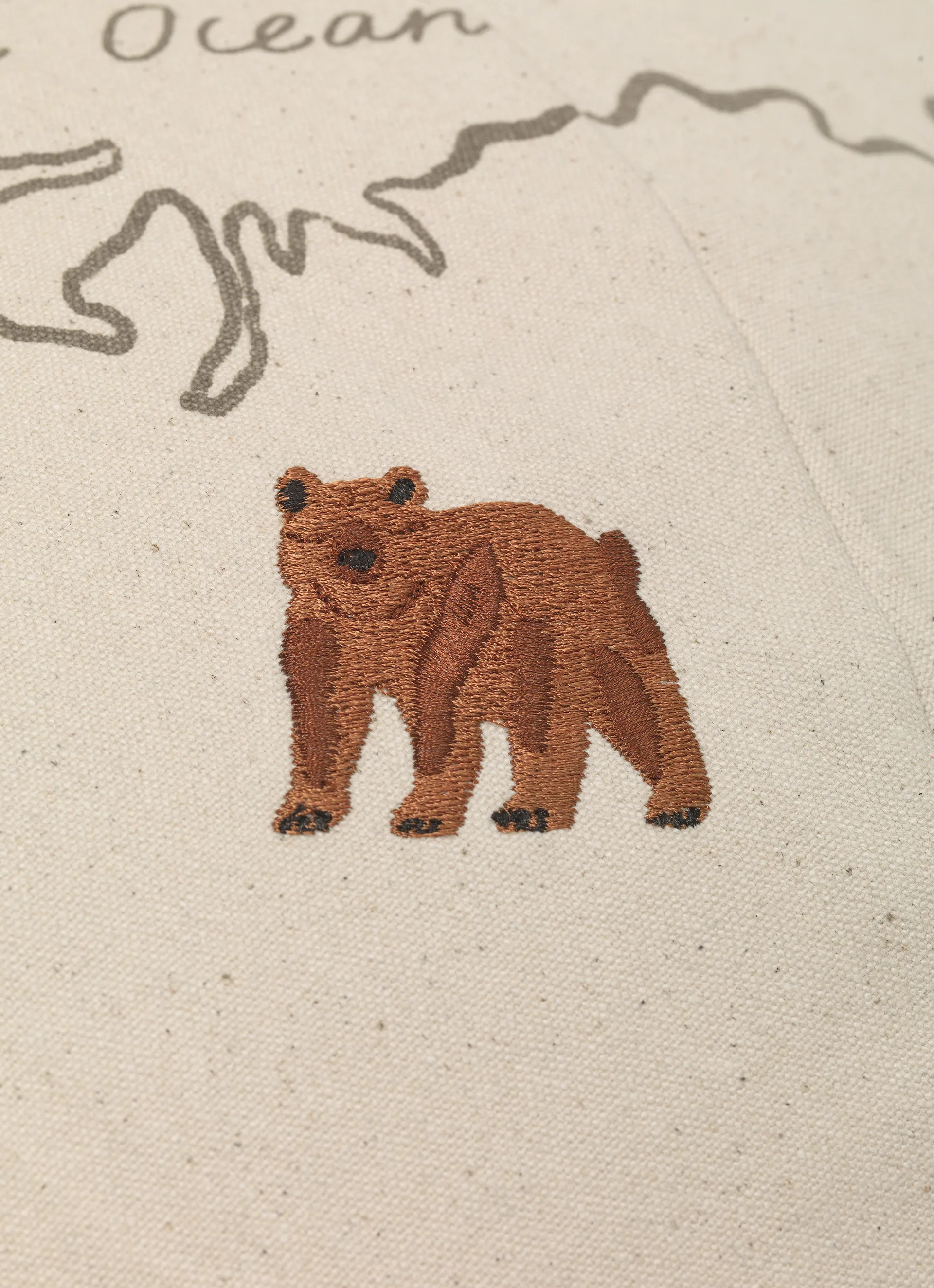 The world δείγμα υφάσματος, Offwhite Ferm Living